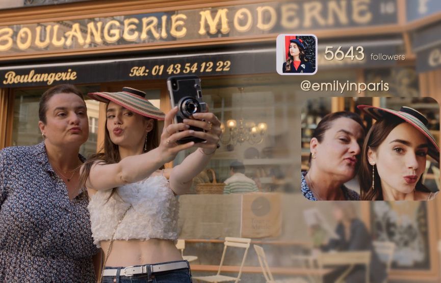 エミリー、パリへ行くのワンシーン