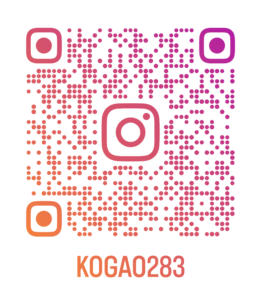 KOGAO283のインスタのQRコード