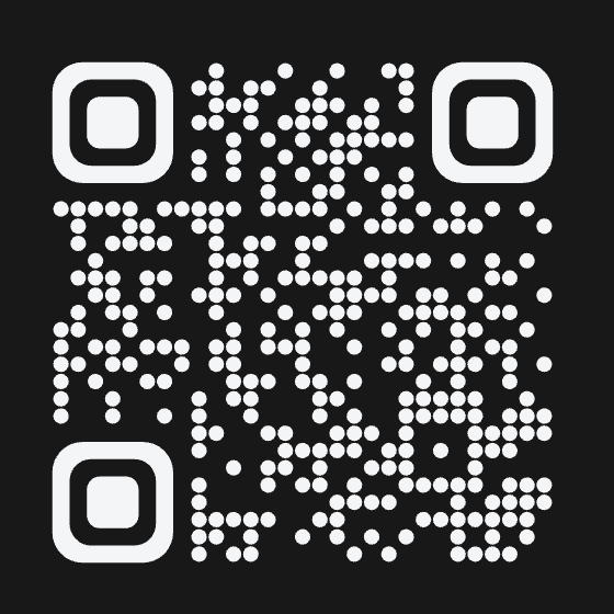 スレッズのアプリ取得のためのQRコード