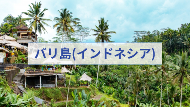 インドネシア、バリ島のウブドエリアの風景